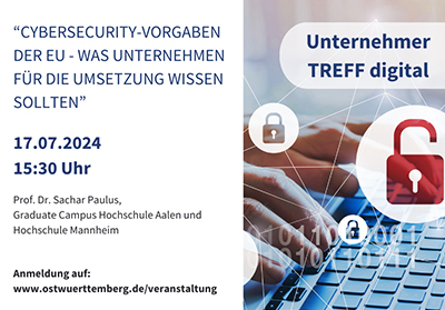 Vortrag Cybersecurity bei der WIRO