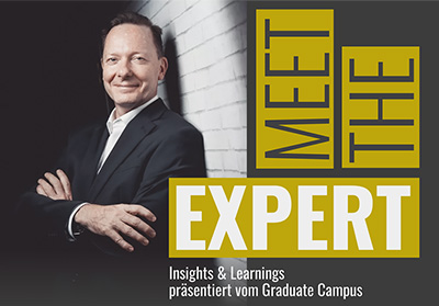 Einladung zur Vortragsreihe "Meet the Expert"