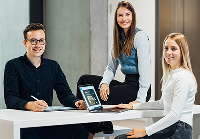 Studierende in einer Lernsituation 